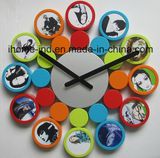 Colorful Photo Frame Wall Clock (IH-1851)