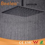 12 Inch Square Brass Shower Head Matte Black Bathroom Top Shower Head