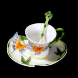 Butterfly Coffee Cup and Saucer (7112)