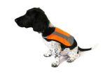 Hi-Visibility Material with Reflective Strips Orange Dog Coat/Pet Product