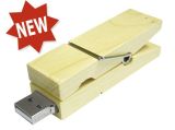 Wooden Clip USB Flash Drive Flash Disk U039