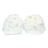 CE Certification Cute Knitted Cotton White Baby Hat (H001)