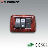 Hot Sale Italian 3 Module Wall Switch and Socket