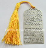 Photo Etched Metal Hollow out Bookmark with Gold Tassel (MR-001)