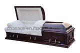 US Style Solid Cherry Wood Casket (6050502)