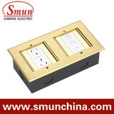 Floor Socket DC-3t/3 Double Duplex Hidden Type Ground Socket