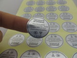 Custom Slive Self Adhesive Paper Label