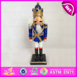2015 New Arrival Popular Wooden Nutcracker Gift Toy, Magic Christmas Gift Toy for Decoration, Top Quality Christmas Gift W02A065