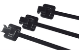 Black Epoxy Coated Releasable Stainless Steel Cable Tie