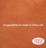 Imitated Cow Leather Used in Big Style Sofa (Hongjiu-628#)