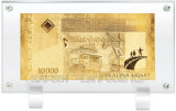Gold Banknote (two sided) - Madagascar 10000 (JKD-GB-17B)