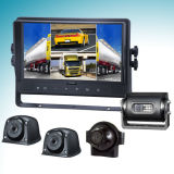 9-Inch Quad Car Monitor Security System with Built-in DVR (MO-141D, CW-655,CS-406,CW-644)