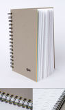 Custom Soft Cover Grey Colour Spiral Notebook (YY-N0050)