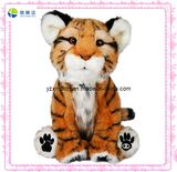 Lovely Brown Stuffed Tiger Toy