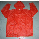 Promotional Lightweight Waterproof Plastic Raincoat for Cycling