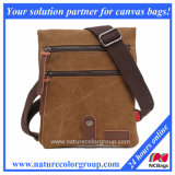 Genuine Leather Cowhide Vintage for iPad Bag Satchel Shoulder Messenger Bags (MSB-026)