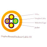 Duplex Round Indoor Fiber Optic Cable