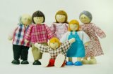 Wooden Toys 6PCS Dolls Family