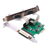 RS232 Serial and Parallel PCI Express Controller Card with Wch382 Chipset