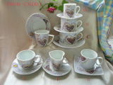 Porcelain Cup and Saucer (YD09-CS001)