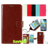 Leather Wallet Flip Cover Phone Case for Samsung