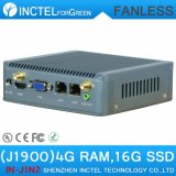 Higih Speed Smallest X86 Computer, Fanless J1900 Mini PC with Quad Core 2.0GHz for Office