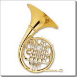 Gold Lacquered Bb 4 Keys Single French Horn (FH7041G)
