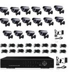 16CH D1 Outdoor CCTV Camera, Surveillance DVR System