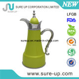 Stainless Steel Painted Arabic Coffee Jug with Glass Inner