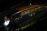 High Grade Plastic Fishing Lure--Long Cast Laser Finish Rattle Bass Minnow (HMZ145)