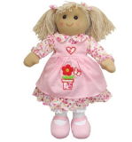 Rag Doll with Flower Pot Apron