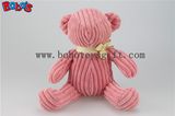 Fashion Design Pink Stuffed Teddy Bear Toy Without Eye Nose and Mouth