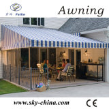 Aluminum Frame Double Sided Open Retractable Awning
