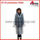 Clear PE Disposable Raincoat (YB-51401)