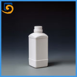 HDPE Square 1 Litre Plastic Disinfectant Bottle /Gricultural Bottle /Chemical Bottle