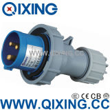 Waterproof IEC309-2 2p+E Industrial Plug Socket AC 220-240V 16A AMP