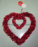 Valentines' Holiday Party Decorative Tinsel Ornament