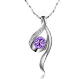 Hot-Selling Curve Necklace Austria Crystal Necklace Jewellery