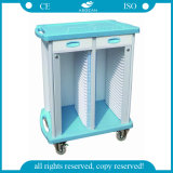 AG-Cht003 Used Good Quality Hospital Record Trolley