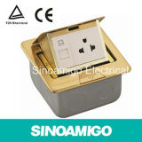 Pop-up Floor Box with Power Sockets and Data Outlet