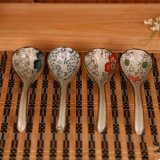 Japanese Cherry Porcelain Beautiful Spoon