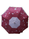 Red Printing Staight Umbrella (JYSU-21)