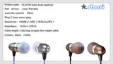 Fashion Bullet Metal Earphone