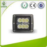 Square 24W CREE Spot Flood Beam LED Work Light