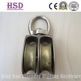 Double Pulley Swivel Type, Zinc Alloy, Rigging Hardware, Marine Hardware