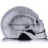 Stainless Steel Craft Big Skull with Swarovski Stones