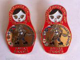 Supply Cheap Custom Soft Enamel Pin, Metal Police Badge