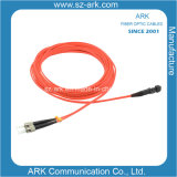 Optical Fiber Cable with St-MTRJ 62.5/125 Duplex Connector