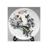 Chinese Porcelain Painting Porcelain Plate Lw587