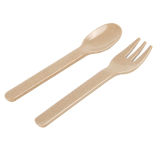 Rice Husk Fibre Tableware Set/ Kid's Fork and Spoon Set